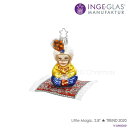 100207 INGE-GLAS(インゲ・グラス)MANUFAKTUR(マニュファクチャー)ドイツ直輸入 魔法のじゅうたんにのったアラジン 7cm クリスマス ...