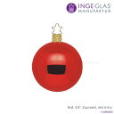 100279 INGE-GLAS(インゲ・グラス)MANUFAKTUR(マニュファクチャー)ドイツ直輸入 ボール ハピネスボール デコレーションボール ボールオ...