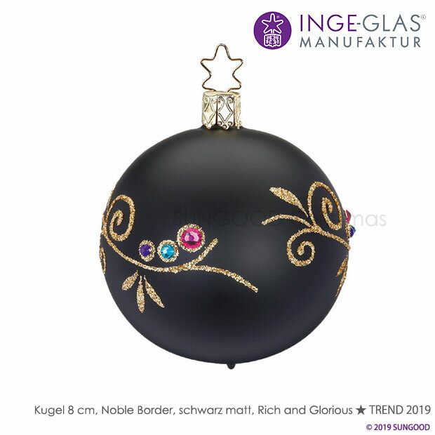 INGE-GLAS ʥ Kugel Noble Border schwarz matt [A][ܡ륪ʥ Ρ֥ܡ ޥåȥ֥å] [A][SWAROVSKI ե] ɥ ϥɥᥤ MANUFAKTUR 󥲥饹ޥ˥ե㡼 ꥹޥ 衼å 20967T008[A][29][󥰥å]