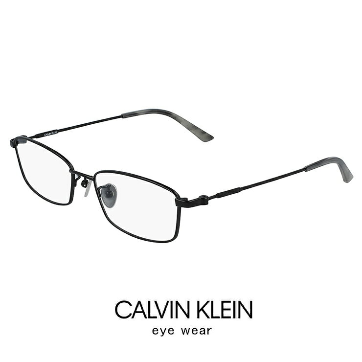 カルバン・クライン メガネ メンズ メンズ カルバンクライン メガネ ck19142a-001 calvin klein 眼鏡 [ 度入り ダテ眼鏡 クリアサングラス 老眼鏡 として対応可能 ] 【 度付き 対応 無料 】 ck19142a 001 度あり スクエア 型 めがね チタン フレーム カルバン・クライン アジアンフィット モデル 黒ぶち