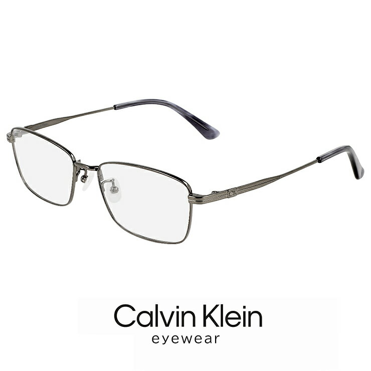 Rakuten - カルバンクライン メンズ メガネ ck22127lb-009 [ 度付き 対応可能 レンズ付き ] calvin klein 眼鏡 [ 度入り ダテ眼鏡 クリアサングラス 老眼鏡 として対応可能 ] ck22127lb 009 度あり めがね カルバン・クライン シルバー 系 カラー チタン メタル フレーム スクエア 型