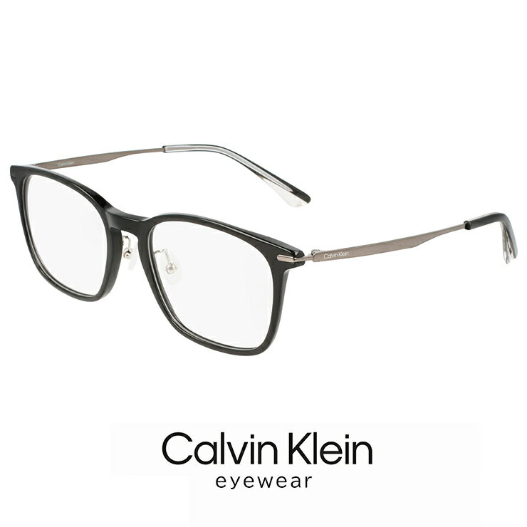 カルバン・クライン メガネ メンズ メンズ カルバンクライン メガネ ck22524lb-001 calvin klein 眼鏡 [ 度入り ダテ眼鏡 クリアサングラス 老眼鏡 として対応可能 ] [ 度付き 対応 無料 ] CK22524LB 001 度あり ウェリントン 型 めがね カルバン・クライン アジアンフィット コンビネーション フレーム 黒ぶち