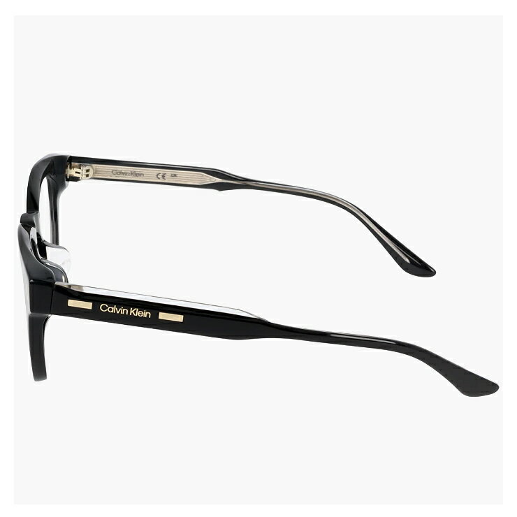 メンズ カルバンクライン メガネ ck25528lb-001 【 度付き 対応 無料 】 calvin klein 眼鏡 度入り 度なし ダテ眼鏡 クリアサングラス 老眼鏡 対応可能 uvカット CK25528LB ボストン 型 めがね カルバン・クライン 黒縁 黒ぶち カラー フレーム