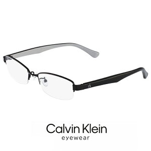 カルバンクライン メンズ メガネ ck5304a-001 calvin klein 眼鏡 [ 度入り ダテ眼鏡 クリアサングラス 老眼鏡 として対応可能 ] 【 度付き 対応 無料 】 ck5304a 001 度あり めがね カルバン・クライン チタン メタル フレーム ナイロール ハーフリム 黒ぶち