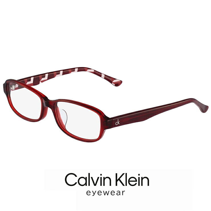 【 度付き 対応 無料 】 カルバンクライン メガネ ck5848a-615 calvin klein 眼鏡 [ 度入り ダテ眼鏡 クリアサングラス 老眼鏡 として対応可能 ] メンズ レディース ck5848a 615 度あり スクエア型 フレーム カルバン・クライン アジアンフィット モデル 赤緑 赤ぶち メガネ