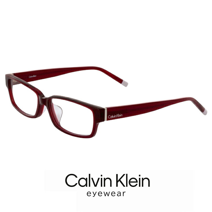 カルバン・クライン メガネ メンズ カルバンクライン メンズ メガネ ck6004a-607 calvin klein 眼鏡 [ 度入り ダテ眼鏡 クリアサングラス 老眼鏡 として対応可能 ] 【 度付き 対応 無料 】 ck6004a 607 度あり めがね スクエア型 赤ぶち フレーム カルバン・クライン アジアンフィット モデル