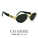 CHARME (シャルム) サングラス 7539-101 レトロ ヴィンテージ クラシック メンズ レディース ラウンド オーバル