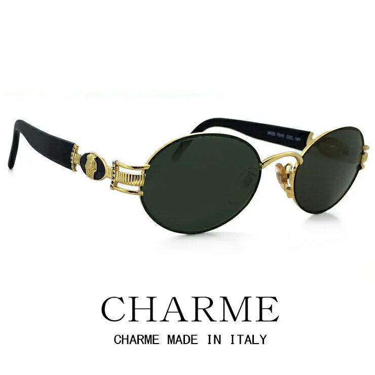 CHARME (シャルム) サングラス 7540-101 レトロ ヴィンテージ クラシック メンズ レディース ラウンド オーバル