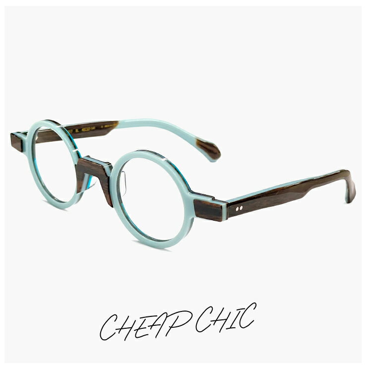 OAKLEY - 小ぶり 個性的 メガネ CHEAP CHIC cc5017 BL [ 度付き,伊達メガネ,クリアサングラス,老眼鏡 として対応可能 ] 眼鏡 メンズ レディース ユニセックス モデル 小さめ ラウンド 型 フレーム 丸眼鏡 丸メガネ