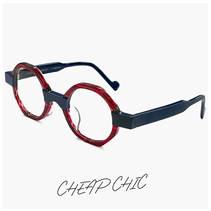 ����Ū �ᥬ�� CHEAP CHIC cc5023 NV/RD [ ���դ�,��ã�ᥬ��,���ꥢ���󥰥饹,Ϸ��� �Ȥ����б���ǽ ] ��� ��� ��ǥ����� ...