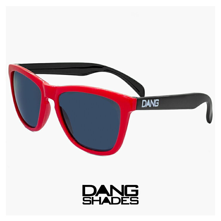 ダンシェイディーズ サングラス オリジナル DANG SHADES vidg00202 ORIGINAL dangshades ダン・シェイディーズ メンズ レディース ウェリントン サングラス 赤 レッド × ブラック フレーム