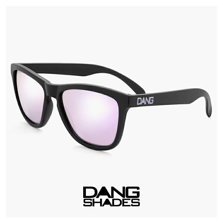 ダンシェイディーズ サングラス オリジナル DANG SHADES vidg00367-1 ORIGINAL dangshades ダン・シェイディーズ メンズ レディース ウェリントン サングラス ミラーレンズ 黒 ブラック フレーム