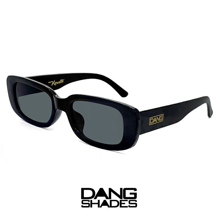 ダンシェイディーズ サングラス vidg00462 DANG SHADES KORVETTE Shadow Black x Dark smoke lens コルベット dangshades メンズ レディース ユニセックス モデル フレーム スクエア型 ファッ…