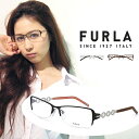 レディース フルラ メガネ FURLA 眼鏡 vu4215 度入り 伊達メガネ クリアサングラス 老眼鏡 対応可能 ホワイト 白 ブラック 黒 ブラウン べっ甲柄 カラー 可愛い かわいい おしゃれ 女性 ブランド モデル 度あり ナイロール ハーフリム フレーム ジャパンフィットモデル