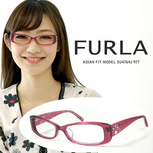 フルラ メガネ FURLA 眼鏡 VU4764j 97t【ジャパンフィット モデル】ピンクパープル UVカットレンズ付き/ レディース 女性用 /