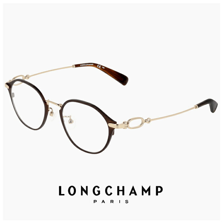 LONGCHAMP\\\\\\\' - レディース ロンシャン メガネ lo2548lbj-200 47mm longchamp 眼鏡 [ 度付き,ダテ眼鏡,クリアサングラス,老眼鏡 として対応可能 ] 度入り 度あり かわいい おしゃれ 軽量 チタン フレーム ブランド 茶色 ブラウン SATIN BROWN カラー