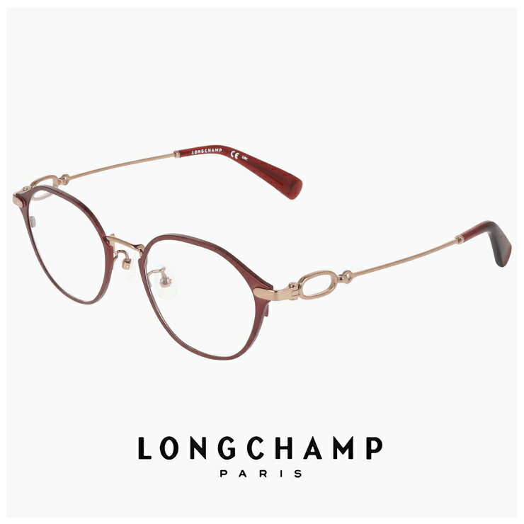 LONGCHAMP\\\\\\\' - レディース ロンシャン メガネ lo2548lbj-602 47mm longchamp 眼鏡 [ 度付き,ダテ眼鏡,クリアサングラス,老眼鏡 として対応可能 ] 度入り 度あり かわいい おしゃれ 軽量 チタン フレーム ブランド SATIN BURGUNDY カラー