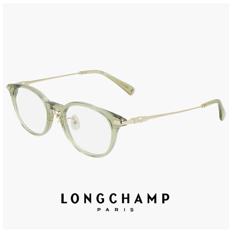 LONGCHAMP\\\' - 小さめ ロンシャン メガネ lo2746lbj-303 47mm longchamp 眼鏡 メンズ レディース ユニセックス [ 度付き,ダテ眼鏡,クリアサングラス,老眼鏡 として対応可能 ] 度入り 度あり 軽量 ボスリントン 型 ボストン ウェリントン アジアンフィット モデル 幅 小さい オリーブ カラー