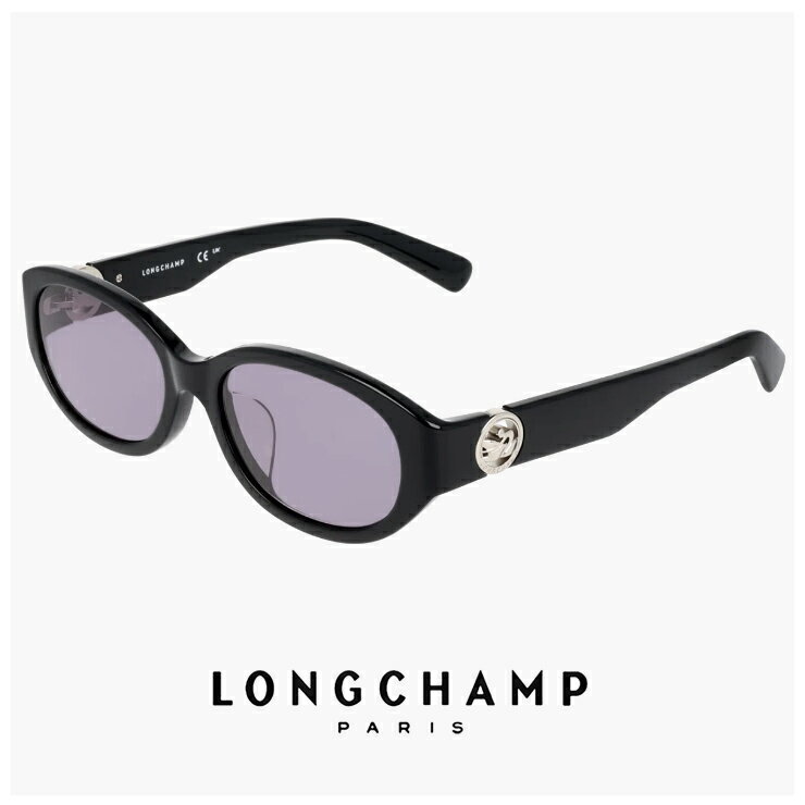 LONGCHAMP\\\' - レディース ロンシャン サングラス lo797slbj n 001 53mm longchamp 女性用 UVカット UV400 紫外線対策 アセテート フレーム 黒縁 黒ぶち ブラック カラー