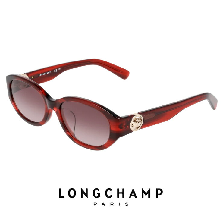 LONGCHAMP\\\' - レディース ロンシャン サングラス lo797slbj-614 53mm longchamp 女性用 UVカット UV400 紫外線対策 アセテート フレーム STRIPED BURGUNDY カラー
