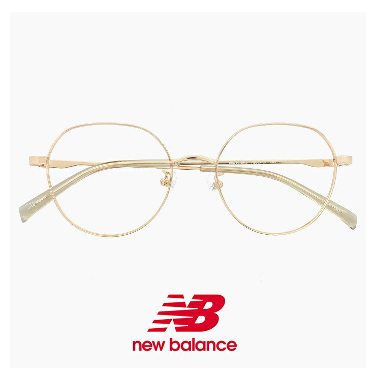 ニューバランス メガネ nb05316x-3 [ 度付き 対応 uvカット レンズ 付き ] new balance newbalance 眼鏡 メンズ レディース nb05316x c03 クラウンパント 型 メタル フレーム 老眼鏡 伊達メガネ クリアサングラス 度入り 度あり