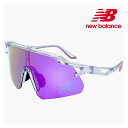 ニューバランス スポーツサングラス NB08099 c01 New Balance サングラス NB-08099X [ ゴルフ ランニング 自転車 バイク テニス アウトドア ] newbalance メンズ レディース 1枚レンズ シールド型 フレーム ミラーレンズ [別売り インナーフレームで 度付きサングラス 対応]