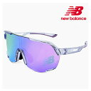 ニューバランス スポーツサングラス NB08101 c01 New Balance サングラス NB-08101X [ ゴルフ ランニング 自転車 バイク テニス アウトドア ] newbalance メンズ レディース 1枚レンズ シールド型 フレーム ミラーレンズ [別売り インナーフレームで 度付きサングラス 対応]