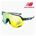 ニューバランス スポーツサングラス NB08101 c04 New Balance サングラス NB-08101X [ ゴルフ ランニング 自転車 バイク テニス アウトドア ] newbalance メンズ レディース 1枚レンズ シールド型 フレーム ミラーレンズ [別売り インナーフレームで 度付きサングラス 対応]