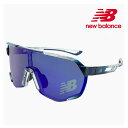 ニューバランス スポーツサングラス NB08101 c06 New Balance サングラス NB-08101X [ ゴルフ ランニング 自転車 バイク テニス アウトドア ] newbalance メンズ レディース 1枚レンズ シールド型 フレーム ミラーレンズ [別売り インナーフレームで 度付きサングラス 対応]