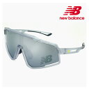 ニューバランス スポーツサングラス NB08102 c03 New Balance サングラス NB-08102X [ ゴルフ ランニング 自転車 バイク テニス アウトドア ] newbalance メンズ レディース 1枚レンズ シールド型 フレーム ミラーレンズ [別売り インナーフレームで 度付きサングラス 対応]