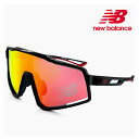 ニューバランス スポーツサングラス NB08102 c07 New Balance サングラス NB-08102X [ ゴルフ ランニング 自転車 バイク テニス アウトドア ] newbalance メンズ レディース 1枚レンズ シールド型 フレーム ミラーレンズ [別売り インナーフレームで 度付きサングラス 対応]