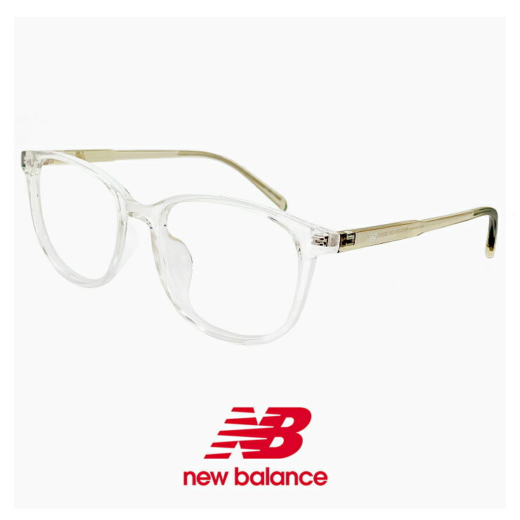 ニューバランス メガネ nb09378x-1 [ 度付き 対応 uvカット レンズ 付き ] new balance newbalance 眼鏡 メンズ レディース nb09378x c01 クリア 透明 ボスリントン 型 フレーム スポーツメガネ スポーツ眼鏡 老眼鏡 伊達メガネ クリアサングラス 度入り 度あり