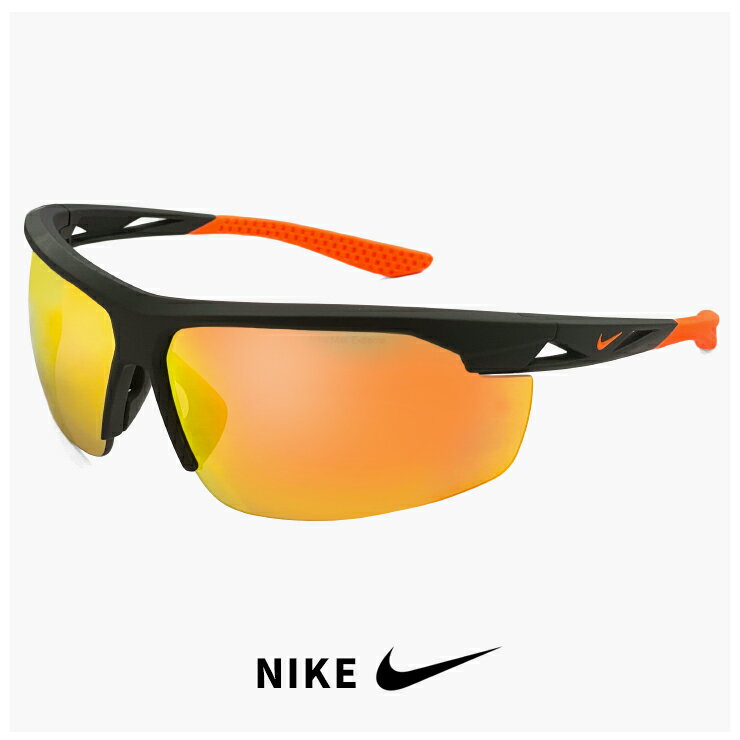 Rakuten - ナイキ サングラス NIKE WINDTRACK 24 E ev24025 008 スポーツサングラス ウインドトラック メンズ レディース ユニセックス モデル ランニング ウォーキング マラソン 自転車 ゴルフ 野球 テニス uvカット 紫外線対策 おしゃれ 黒ぶち 黒縁 ブラック フレーム ミラーレンズ
