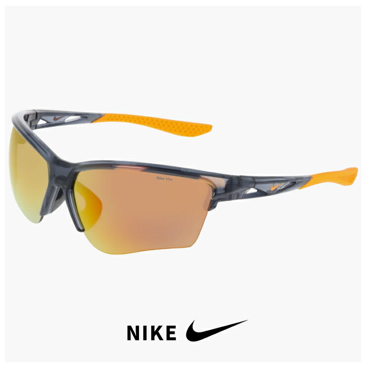 樂天商城 - ナイキ サングラス NIKE WINDTRACK RELAY LB io1463 021 NIKE メンズ レディース ユニセックス モデル ウインドトラック リレー ランニング 陸上 自転車 サイクリング スポーツ uvカット スポーツサングラス ハーフリム ミラー レンズ DARK GREY / ORANGE MIRROR