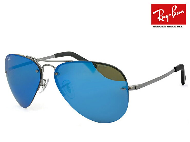 レイバン アビエーター サングラス rb3449 004/55 Ray-Ban rayban Aviator 00455 ティアドロップ メンズ レディース ブルーミラーレンズ