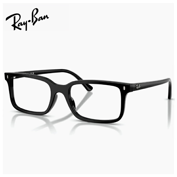 Rakuten - レイバン メガネ 眼鏡 rx5445f 2000 54mm [ 度付き・伊達メガネ・クリアサングラス・老眼鏡として 対応可能な UVカット レンズ 付き ] Ray-Ban 眼鏡 メンズ rx5445f スクエア 型 フレーム めがね 黒縁 ブラック 黒ぶち フレーム