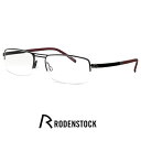 ローデンストック メガネ r4720 c RODEN STOCK 眼鏡  メンズ レディース ユニセックス モデル rodenstock フレーム ナイロール ハーフリム ダブルブリッジ フレーム スクエア 型