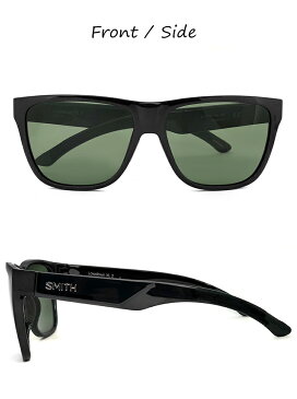 SMITH スミス 偏光サングラス 大きめ サイズ Lowdown XL2 807 Black polarized Gray Green 大きい XLサイズ 横幅 大きい 偏光 サングラス メンズ 男性用