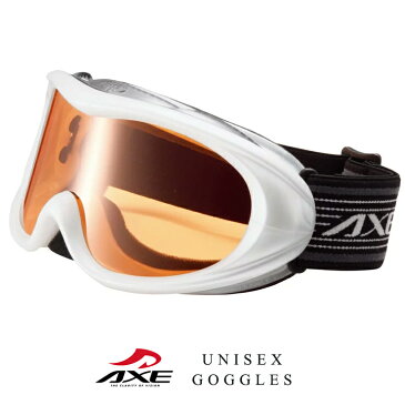 ゴーグル 日本製 AXE アックス ax460-d wt [スノーゴーグル メンズ レディース][スキー スノボー スノー][ホワイト] プレゼント モデル