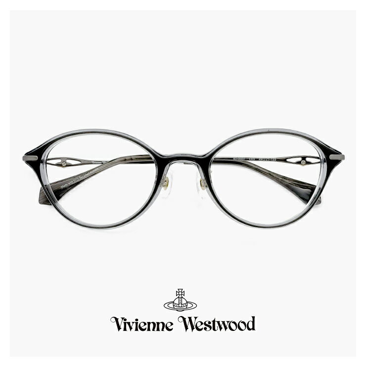 ヴィヴィアン・ウエストウッド ヴィヴィアン ウエストウッド メガネ レディース 40-0007 c03 49mm Vivienne Westwood 眼鏡 女性 [ 度付き,ダテ眼鏡,クリアサングラス,老眼鏡 として対応可能な UVカット レンズ 付き ] 40-0007 ブランド オーバル 型 フレーム アジアンフィット モデル