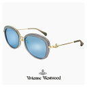 ヴィヴィアン・ウエストウッド レディース ヴィヴィアン ウエストウッド サングラス 41-5001 c01 54mm Vivienne Westwood uvカット 紫外線対策 セル巻き メタル フレーム オーバル バタフライ 型 オーブ ミラーレンズ アジアンフィット モデル