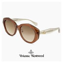 ヴィヴィアン・ウエストウッド レディース ヴィヴィアン ウエストウッド サングラス 41-5002 c02 54mm Vivienne Westwood uvカット 紫外線対策 キャットアイ フォックス 型 フレーム 小さめ 小さい サイズ オーブ 茶色 ブラウン アジアンフィット モデル