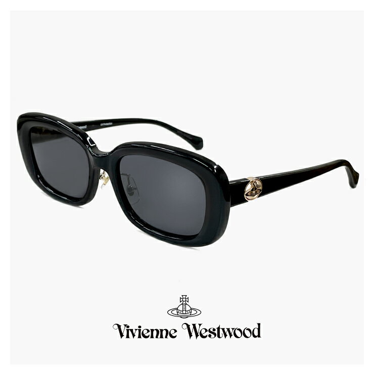 ヴィヴィアン・ウエストウッド レディース ヴィヴィアン ウエストウッド サングラス 41-5004 c03 54mm Vivienne Westwood uvカット 紫外線対策 オーバル スクエア 型 フレーム オーブ 黒 ブラック アジアンフィット モデル