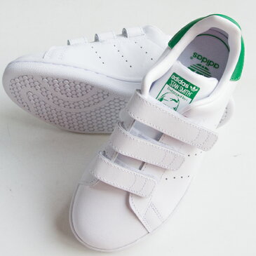 アディダス 靴 キッズ ジュニア スタンスミス ベルクロ スニーカー m20607 stansmith cf オリジナルス【adidas originals/kid's/子供用/シューズ/19.5/20.5/21.5/スポーツ】