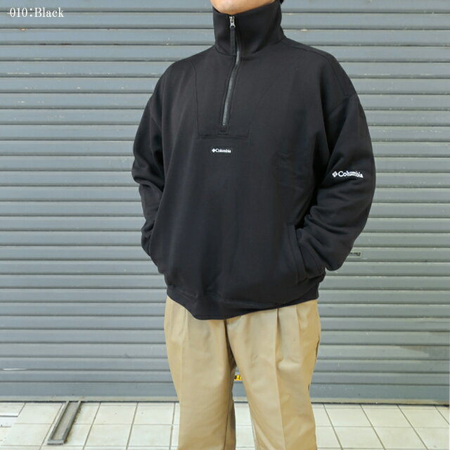 Columbia - 古着 コロンビア Columbia ハーフジップスウェット