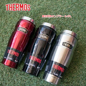 サーモス 水筒 thermos 真空断熱タンブラー 0.47L ユニセックス クランベリー ミッドナイトブルー ステンレス rod-001【THERMOS/アウトドア/キャンプ/コップ/マグカップ/保冷/保温】