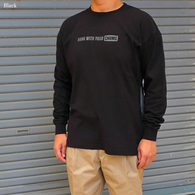 チャムス chums 長袖tシャツ ch01-2455 メンズ オーバーサイズド ビッグブービーブラッシュドロングスリーブTシャツ【CHUMS/Oversized Big Booby Brushed L/S T-Shirt/男性/トップス/アウトドア/ストリート/ロゴ/ブービー】【2024年モデル】【正規品】