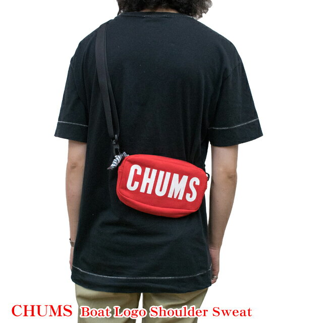 チャムス chums ショルダー ユニセックス ボートロゴショルダー スウェット ch60-2523 chums boat logo shoulder sweat