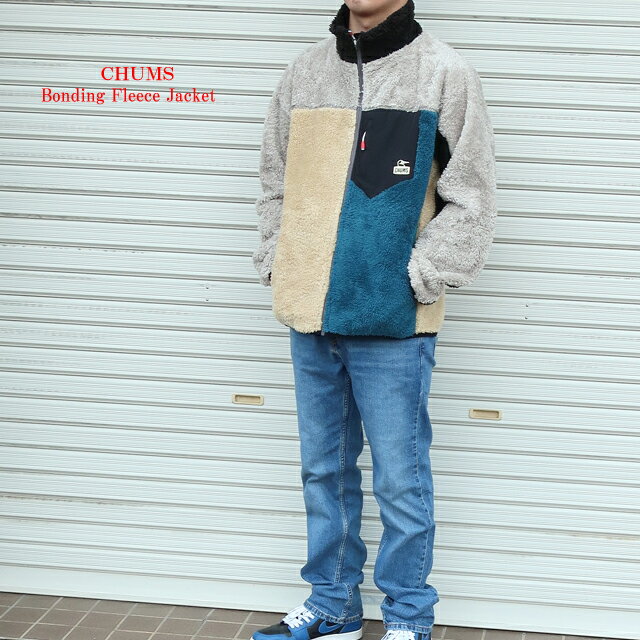 チャムス アウトドアジャケット メンズ チャムス chums フリース メンズ ボンディングフリースジャケット ch04-1386 chums bonding fleece jacket【CHUMS/男性/トップス/ボンディングフリース/アウター/フリースブルゾン/アウトドア/ストリート/ロゴ/ブービー】【2023年モデル】【あす楽対応】【正規品】