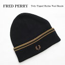 フレッドペリー fred perry ニットキャップ ツインティップ メリノウール ビーニー c9150【FRED PERRY/Twin Tipped Merino Wool Beanie/帽子/ニット帽/ギフト/プレゼント/防寒/冬】【2024年モデル】【正規品】(4)